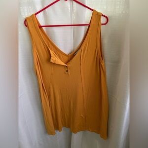 L - Davi & Dani Orange Tank Top